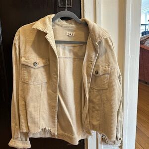 Beige Corduroy Jacket